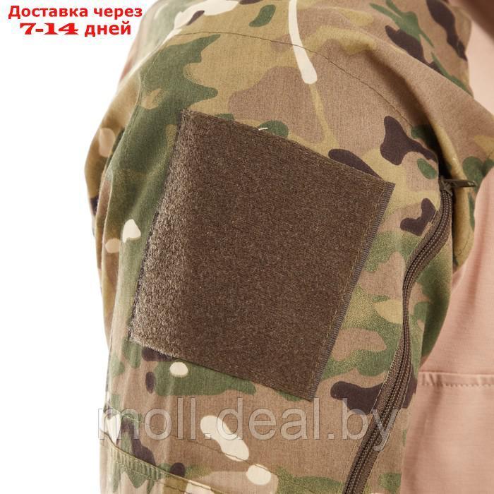 Рубашка тактическая, боевая "Воин" олива/мультикам, 52-54/182-188 - фото 5 - id-p215757387