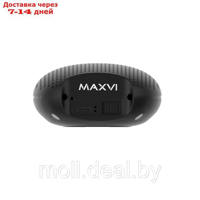 Портативная колонка Maxvi PS-01, 3 Вт, 500 мАч, BT 5.0, IP54, черная - фото 7 - id-p215762712