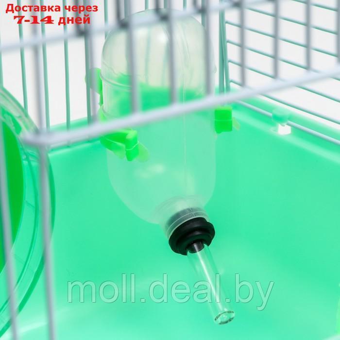 Клетка для грызунов, 23 х 17 х 26 см, эмаль, зелёная - фото 6 - id-p215744691