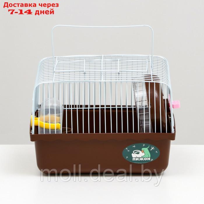 Клетка для грызунов "Пижон", 23 х 17 х 17 см, коричневая - фото 2 - id-p215744765