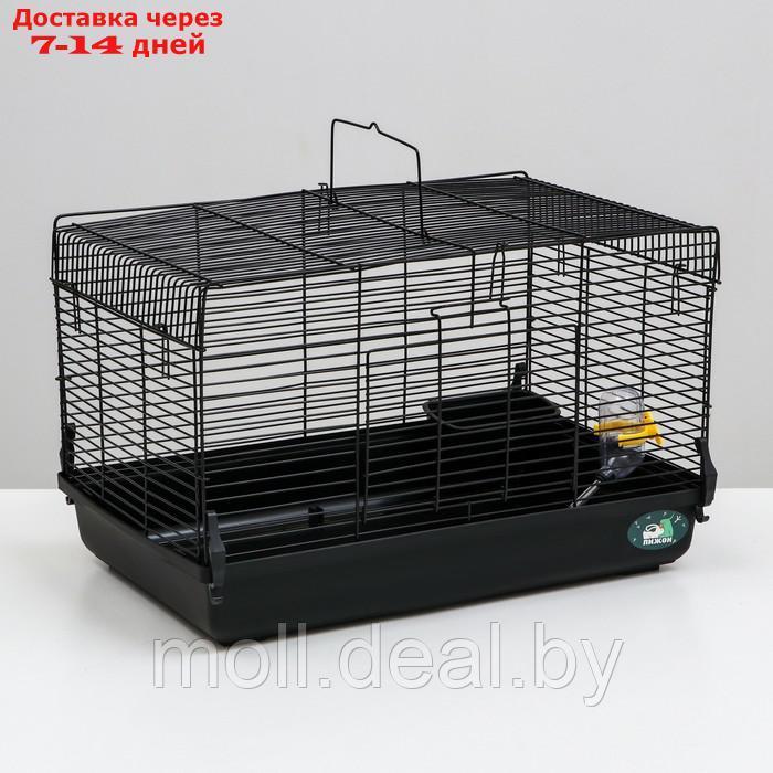 Клетка для грызунов "Пижон", 47 х 30 х 30 см, черная