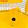 Клетка для грызунов "Пижон", укомплектованная, 27 х 21 х 26 см, жёлтая, фото 6