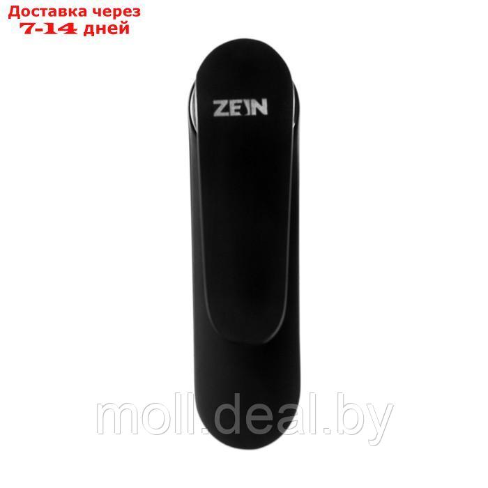 Смеситель для раковины ZEIN Z2077F, картридж 35 мм, латунь, черный - фото 2 - id-p215744942
