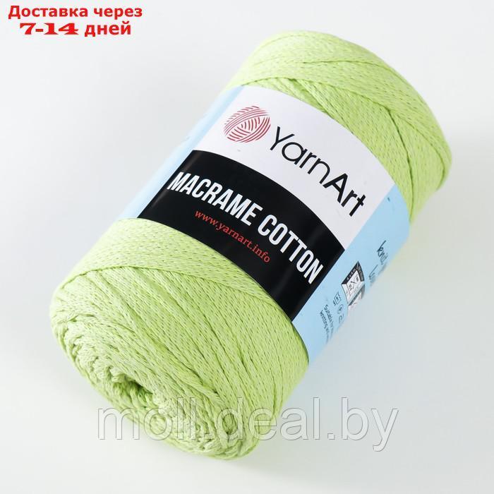 Пряжа "Macrame Cotton" 20% полиэстер, 80% хлопок 225м/250гр (755 салат) - фото 2 - id-p215745587