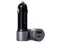 Автомобильное зарядное устройство Satechi 72W Type-C PD Car Charger, USB, USB Type-C (PD), Серый ST-TCPDCCM