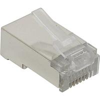 Вилка RJ45 PLUG5SP/50 Gembird экранируемый для FTP, SFTP кабеля (пакет- 50шт, цена за 1шт) /Cablexpert/