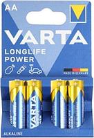 Батарейка Varta LONGLIFE POWER (HIGH ENERGY) LR6 AA BL4 Alkaline 1.5V (4906) (4/80/400) VARTA 04906121414