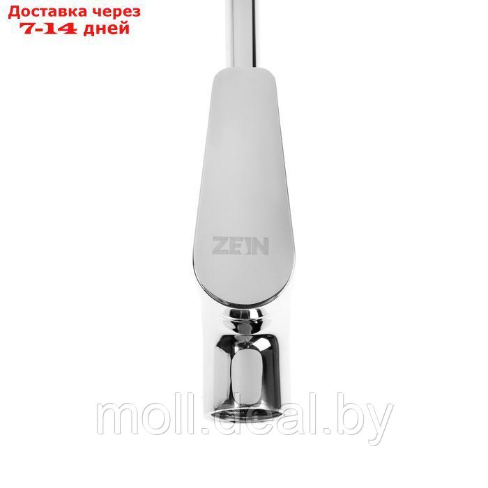 Смеситель для кухни ZEIN Z2071, высокий, картридж керамика 35 мм, латунь, хром - фото 2 - id-p215745186