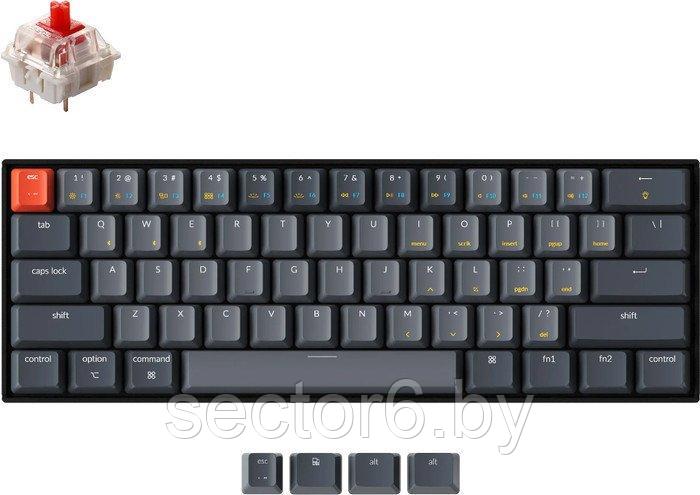 Клавиатура Keychron K12 RGB K12-B1-RU (Gateron G Pro Red) - фото 1 - id-p215806176