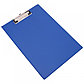 Папка-планшет с зажимом, без крышки Deli, A4, синяя ЦЕНА БЕЗ НДС., фото 2