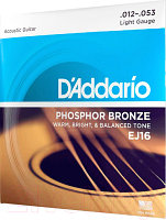 Струны для акустической гитары D'Addario EJ16