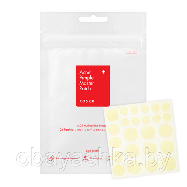 Патчи от акне противовоспалительные COSRX Acne Pimple Master Patch , 24 шт - фото 1 - id-p215846731