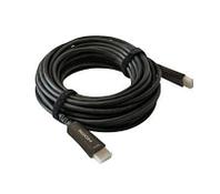 Кабель аудио-видео Digma HDMI 2.0 AOC, HDMI (m) - HDMI (m) , ver 2.0, 50м, GOLD, черный [bhp aoc 2.0-50]