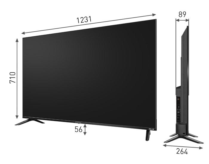 Телевизор LED с диагональю 55 дюймов MAUNFELD MLT55USX02 - фото 4 - id-p215846067