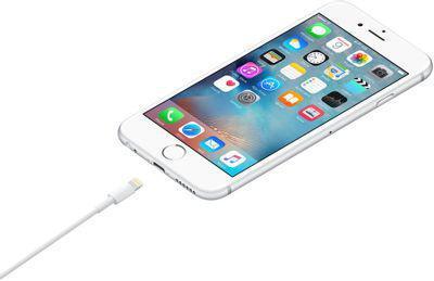 Кабель Apple A1480, Lightning (m) - USB (m), 1м, MFI, белый [mxly2ze/a] - фото 2 - id-p213141314