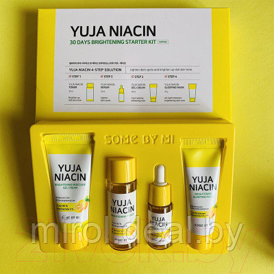 Набор косметики для лица Some By Mi 30days Yuja Niacin 30days Brightning Starter Kit 4 - фото 3 - id-p215836256