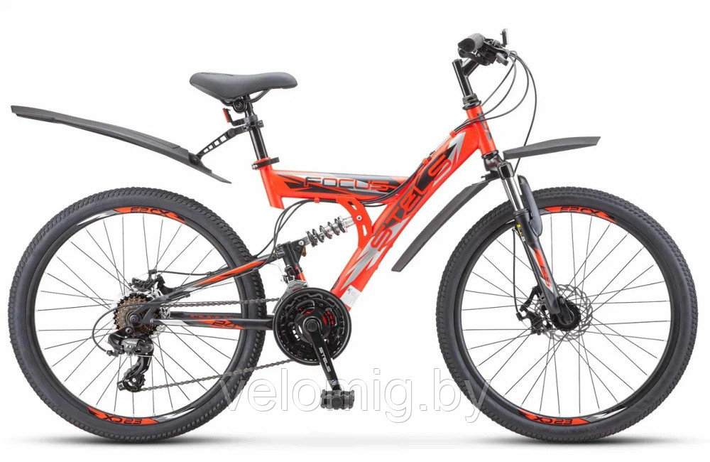Велосипед горный подростковый Stels Focus 24' MD 18 sp V010  (2023)