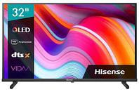 32" Телевизор Hisense 32A5KQ, QLED, FULL HD, черный, СМАРТ ТВ