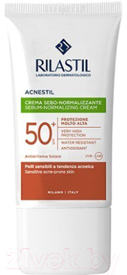 Крем для лица Rilastil Acnestil Себо-нормализующий для кожи склонной к акне SPF 50+ - фото 1 - id-p215848667