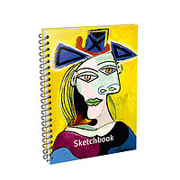 Скетчбук Пикассо. Голова женщины в голубой шляпе (А6) 01672