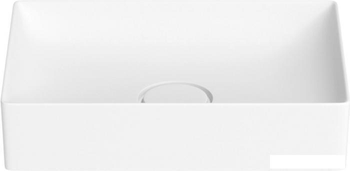 Накладная раковина Wellsee Pure BY Wellsee 150704000 (50*36 см, прямоугольная, без отверстия под смеситель,