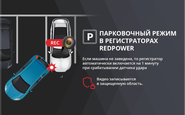 Двухканальный видеорегистратор RedPower CatFish Light 6207 на ножку зеркала - фото 2 - id-p144423074