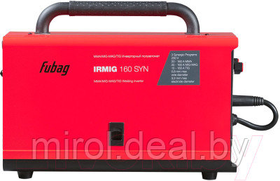 Полуавтомат сварочный Fubag IRMIG 160 SYN с горелкой / 41382 - фото 5 - id-p215858803