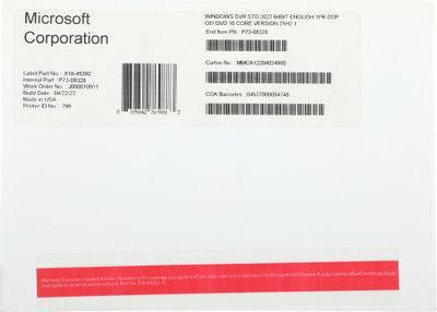 Операционная система Microsoft Windows Svr Std 2022 64Bit Eng 1pk DSP OEI DVD 16 Core (P73-08328) - фото 1 - id-p215720351