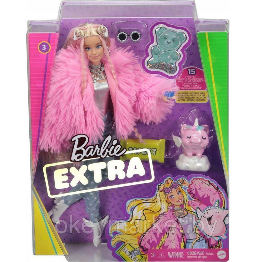 Кукла Barbie Экстра в розовой куртке GRN28, фото 2