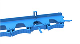 Настенное крепление для 1-3 предметов, 160 мм, синий цвет, фото 2
