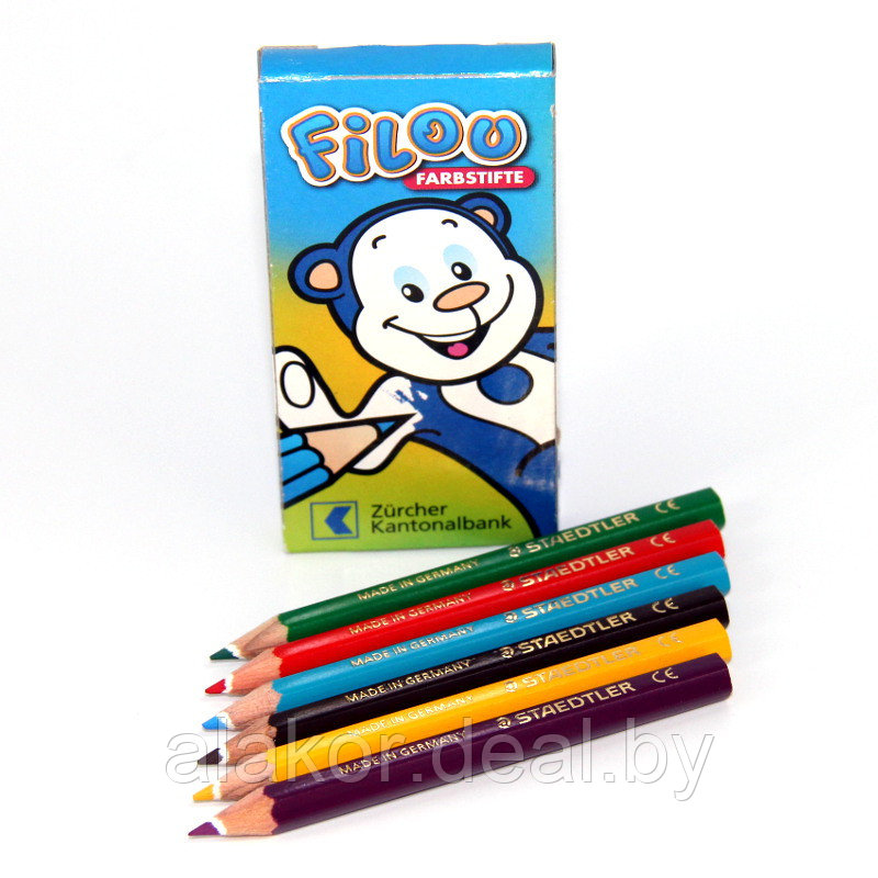 Набор цветных карандашей STAEDTLER 144 01 C6, 6шт. ассорти - фото 1 - id-p92736152