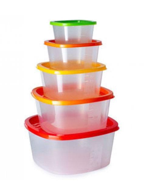 Набор пластиковых контейнеров емкостей NS14 для пикника заморозки хранения пищевых сыпучих продуктов питания - фото 1 - id-p215426686