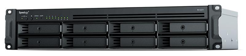 Система хранения данных Synology RS1221RP+ Rack 2U, QC2.2GHzCPU/4GbDDR4(upto32)/RAID0,1,5,6,10/upto 8 hot plug