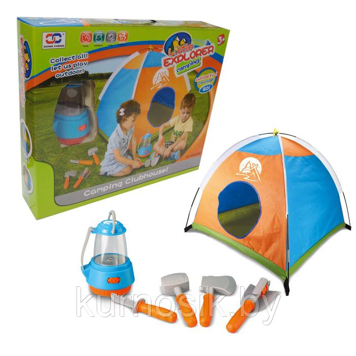 Набор игровой для кемпинга с палаткой - фото 1 - id-p30693760
