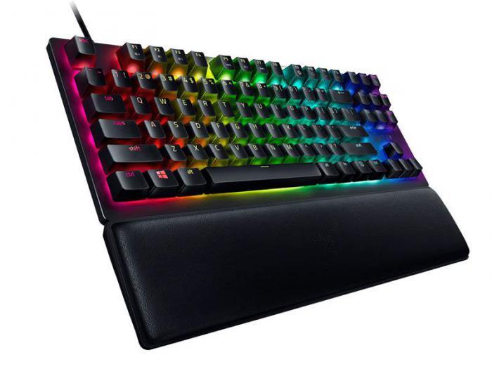 Геймерская оптическая клавиатура с подсветкой Razer Huntsman V2 Tenkeyless Purple Switch RZ03-03941400-R3R1 - фото 1 - id-p215620133