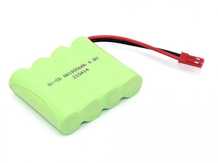 Аккумулятор Vbparts Ni-Cd 4.8V 1800mAh AA Flatpack разъем JST 082363 - фото 1 - id-p215716133