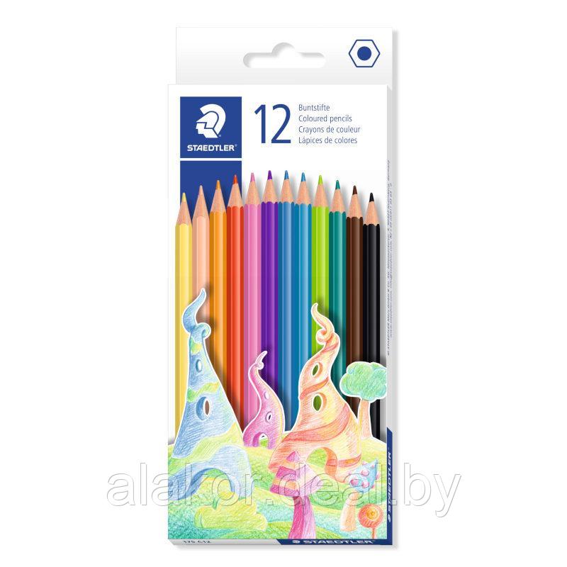 Набор цветных карандашей STAEDTLER 175 C12, 12шт. ассорти - фото 1 - id-p215888964