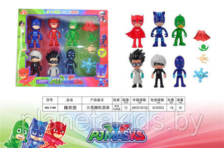 Игровой набор фигурок "Герои в масках"  Герои PJ MASKS 6 героев 1166