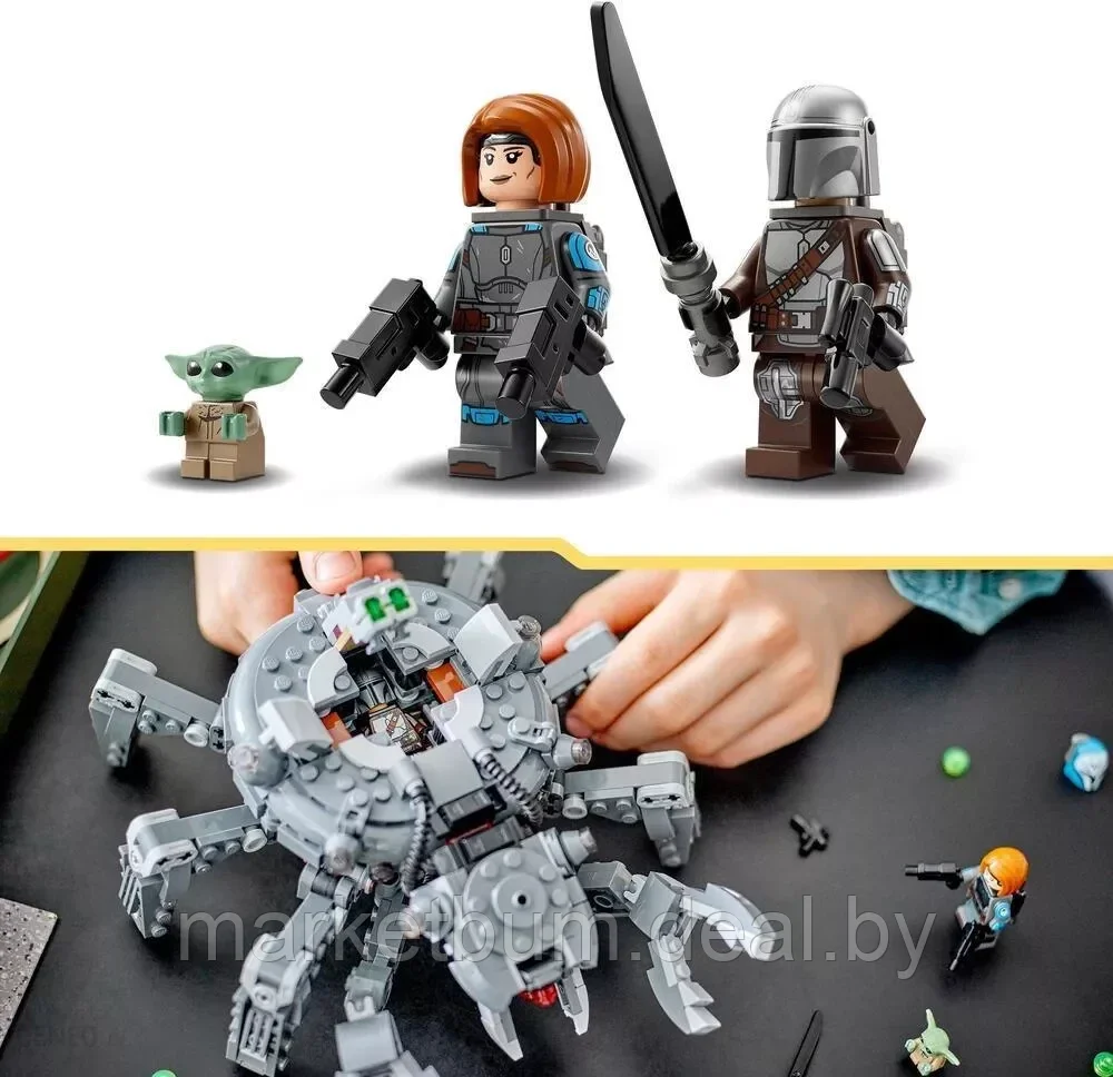 Конструктор LEGO Star Wars 75361, Танк-паук - фото 6 - id-p215907569