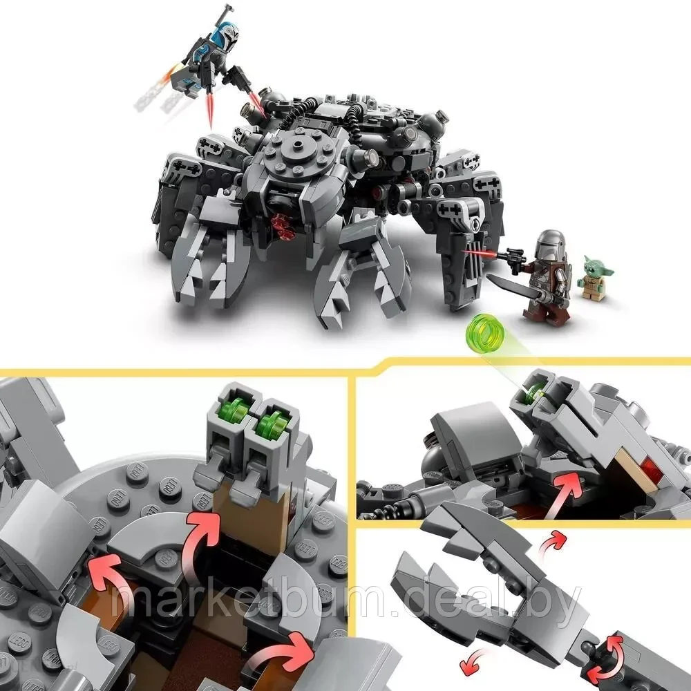 Конструктор LEGO Star Wars 75361, Танк-паук - фото 7 - id-p215907569
