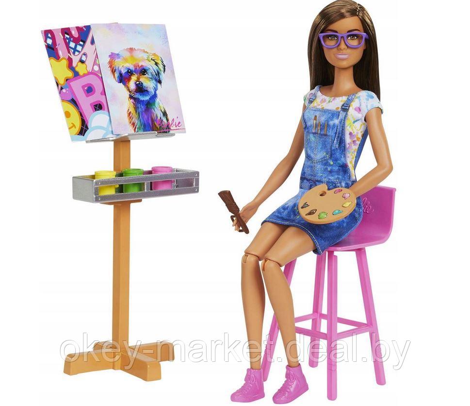 Игровой набор Mattel Barbie Творческая студия с аксессуарами HCM85 - фото 4 - id-p66753127