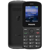Мобильный телефон Philips E2101 Xenium черный моноблок 2Sim 1.77" 128x160 GSM900/1800 MP3 FM microSD Philips