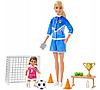 Игровой набор с куклой Barbie Футбольный тренер GLM47, фото 3