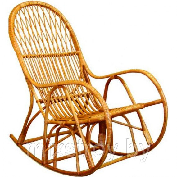 Кресло-качалка из натуральной лозы КК 4 - фото 1 - id-p215911135