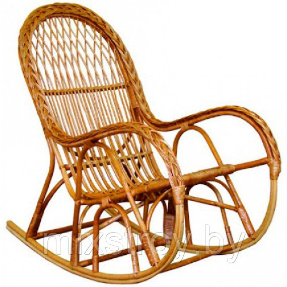 Кресло-качалка из натуральной лозы КК 4/3 - фото 1 - id-p215911137