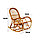 Кресло-качалка из натуральной лозы КК 4/3, фото 3