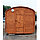 Баня квадро-бочка ComfortProm 5 метров с печным узлом, предбанником и помывочной, фото 6