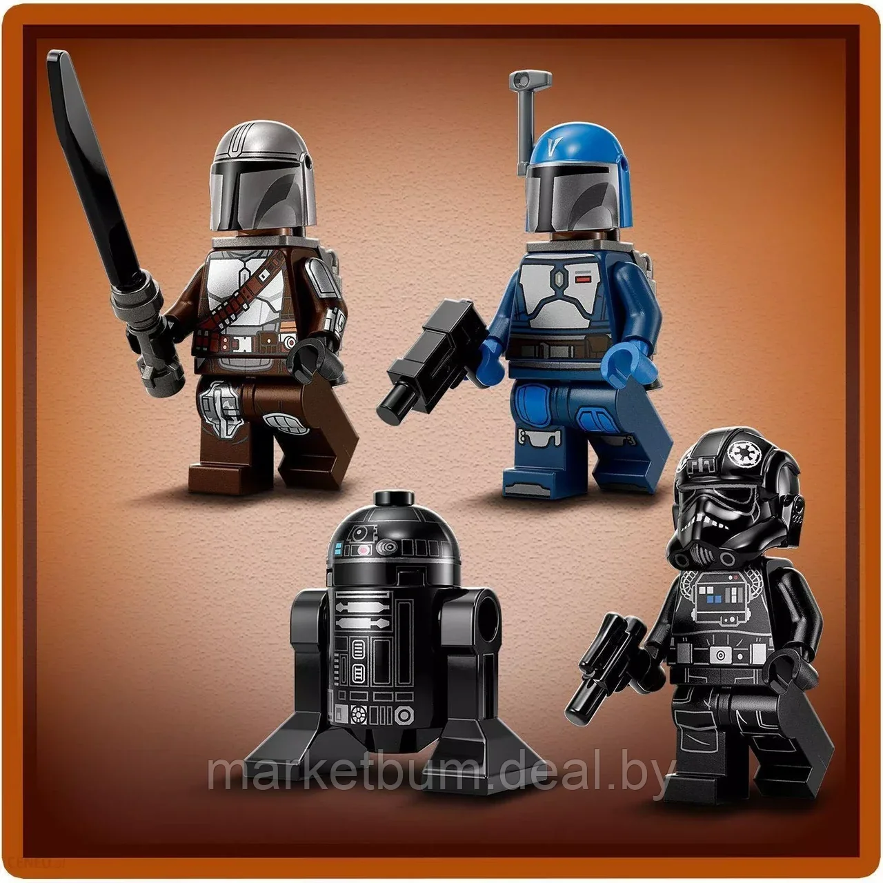 Конструктор LEGO Star Wars 75348, Мандалорский истребитель «Клык» против TIE-перехватчика - фото 9 - id-p215914746