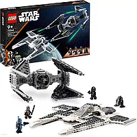 Конструктор LEGO Star Wars 75348, Мандалорский истребитель «Клык» против TIE-перехватчика