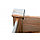 Клумба деревянная на ножках ComfortProm H77 x 62 x 62 cm, фото 2